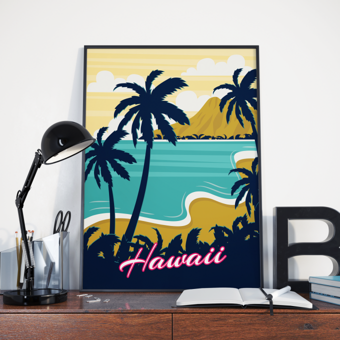 Hawaii Poster Print Wall Art