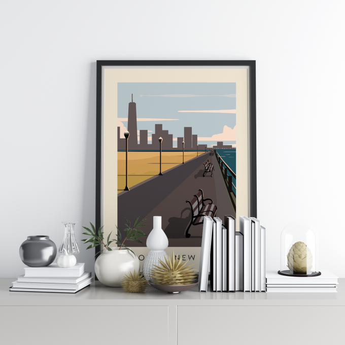 Hoboken Poster Print Wall Art