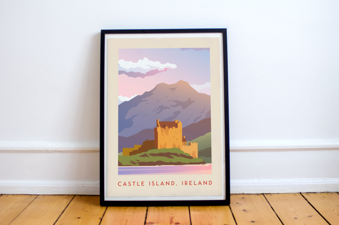 Ireland Castle Poster Print Wall Art