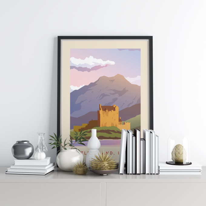 Ireland Castle Poster Print Wall Art