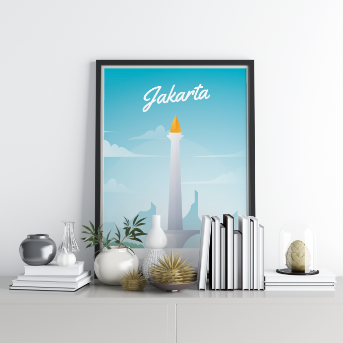 Jakarta Poster Print Wall Art