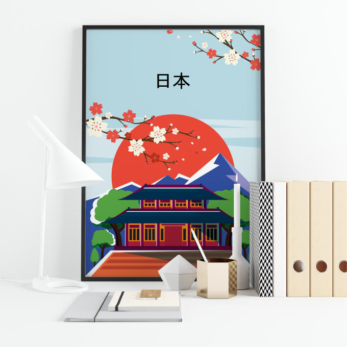 Japan Poster Print Wall Art