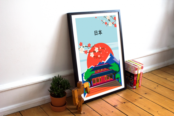 Japan Poster Print Wall Art