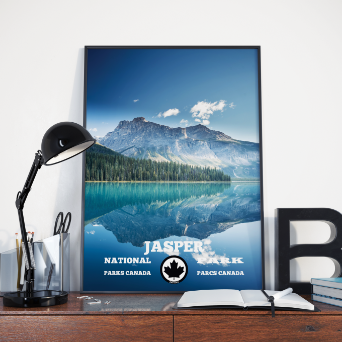 Jasper National Park WPA Poster Print Wall Art