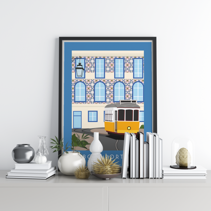 Lisbon Poster Print Wall Art