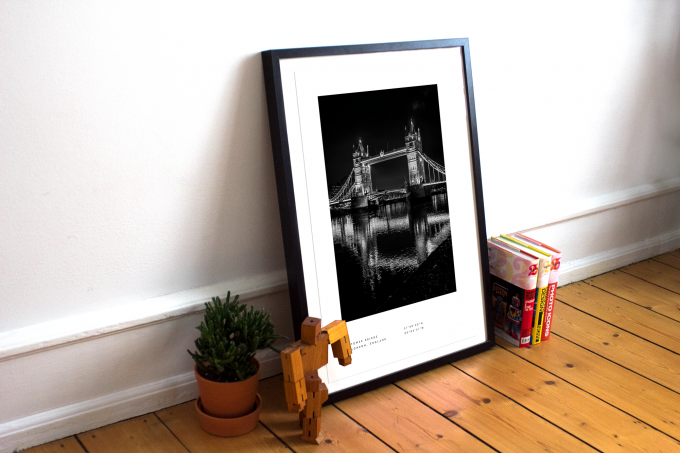 London Coordinates Poster Print Wall Art