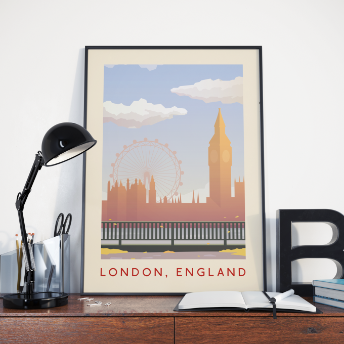London Poster Print Wall Art