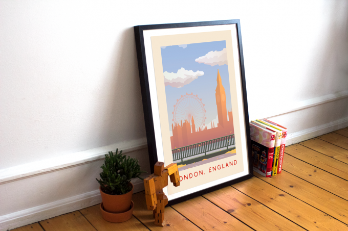 London Poster Print Wall Art