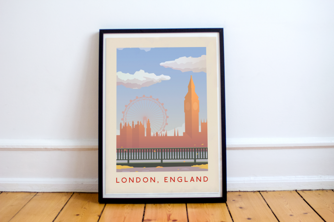 London Poster Print Wall Art