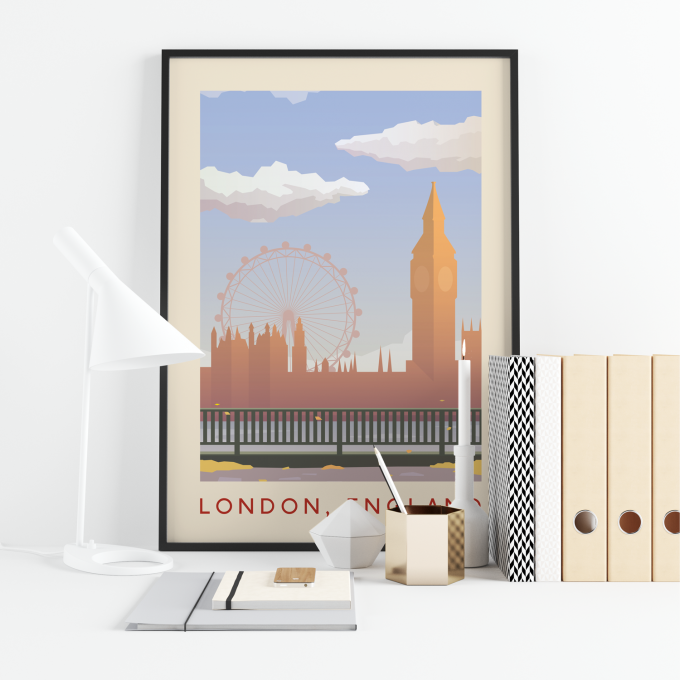 London Poster Print Wall Art