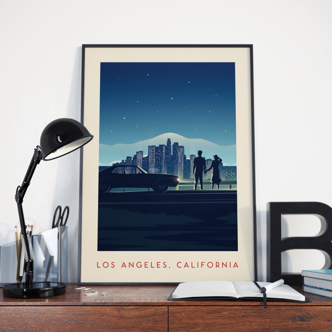 Los Angeles Poster Print Wall Art