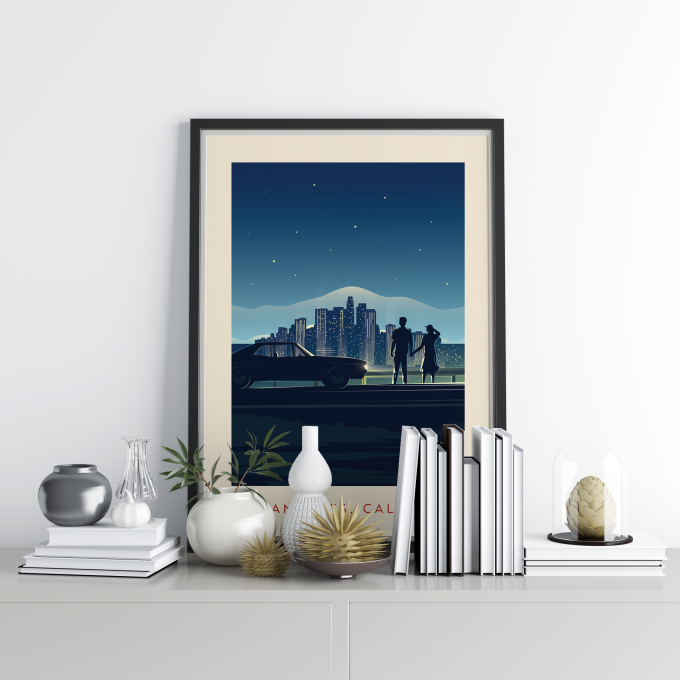 Los Angeles Poster Print Wall Art