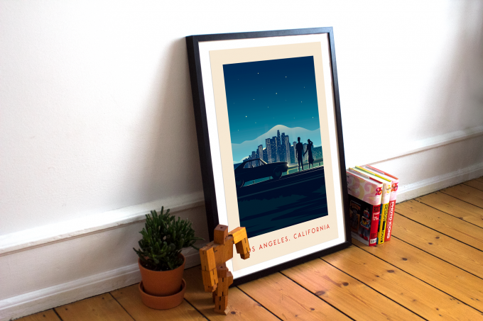 Los Angeles Poster Print Wall Art