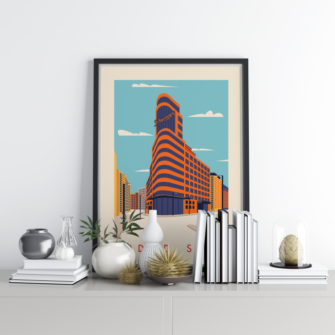 Madrid Poster Print Wall Art