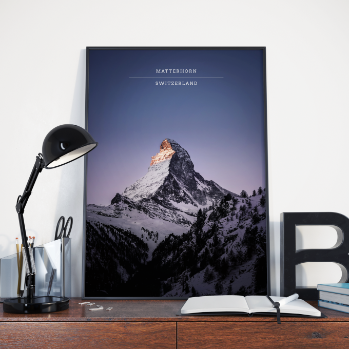 Matterhorn Poster Print Wall Art