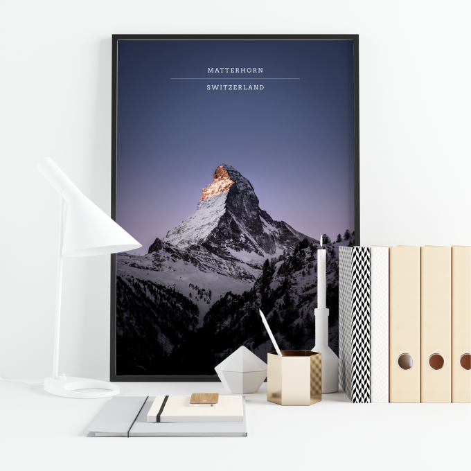 Matterhorn Poster Print Wall Art