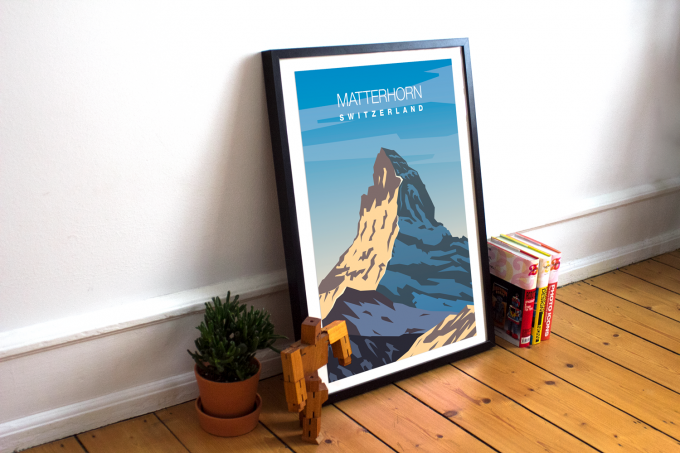 Matterhorn Poster Print Wall Art
