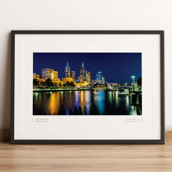 Melbourne Coordinates Poster Print Wall Art