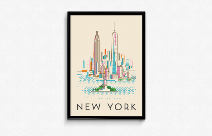 New York Poster Print Wall Art