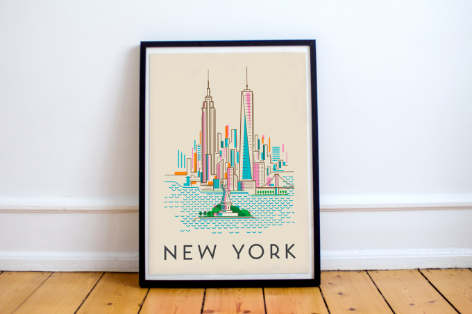 New York Poster Print Wall Art