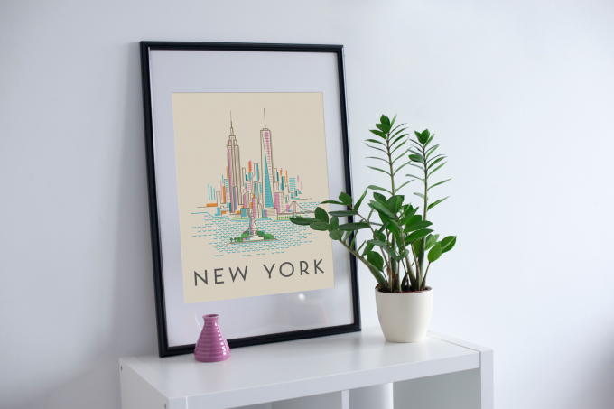 New York Poster Print Wall Art