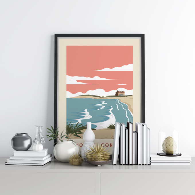 Newquay Poster Print Wall Art