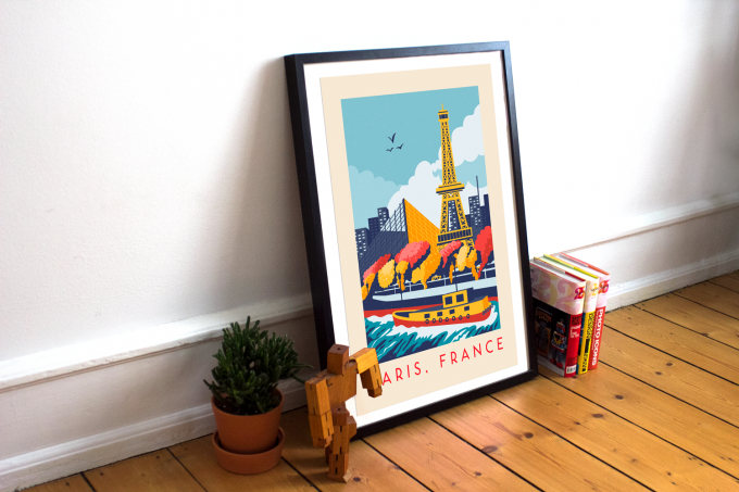 Paris Poster Print Wall Art