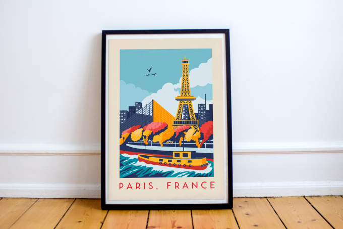 Paris Poster Print Wall Art