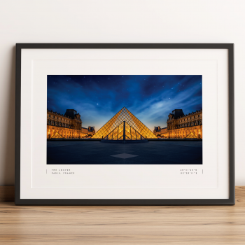 Paris Coordinates Poster Print Wall Art