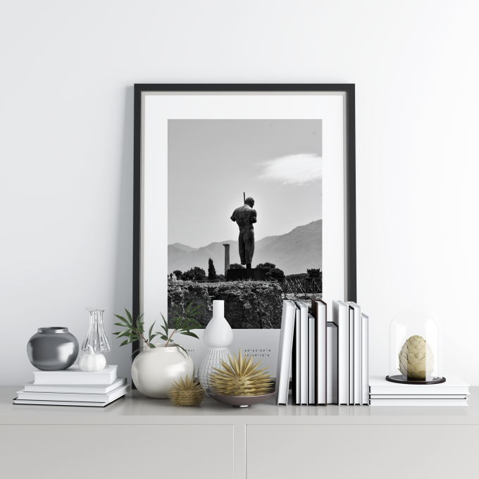 Pompeii Coordinates Poster Print Wall Art