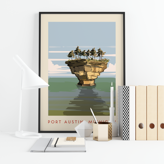 Port Auston Poster Print Wall Art