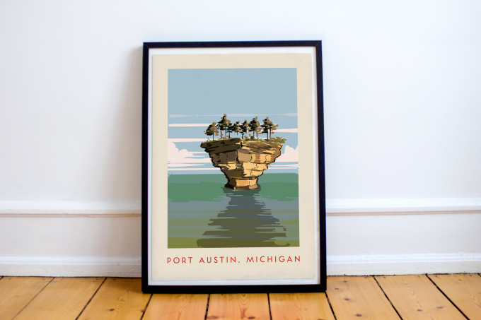 Port Auston Poster Print Wall Art