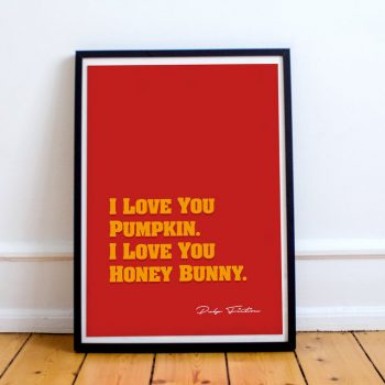 Pulp Fiction Poster Print Wall Art