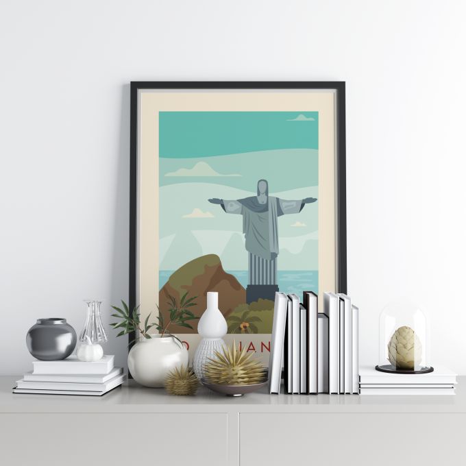 Rio De Janeiro Poster Print Wall Art