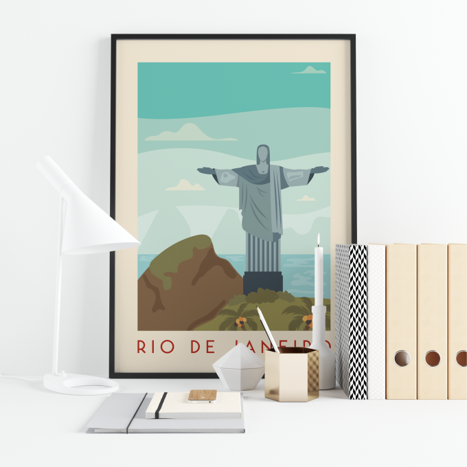 Rio De Janeiro Poster Print Wall Art