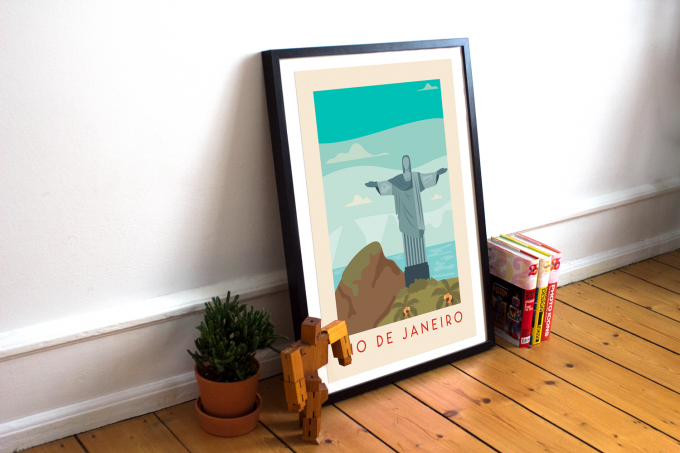 Rio De Janeiro Poster Print Wall Art