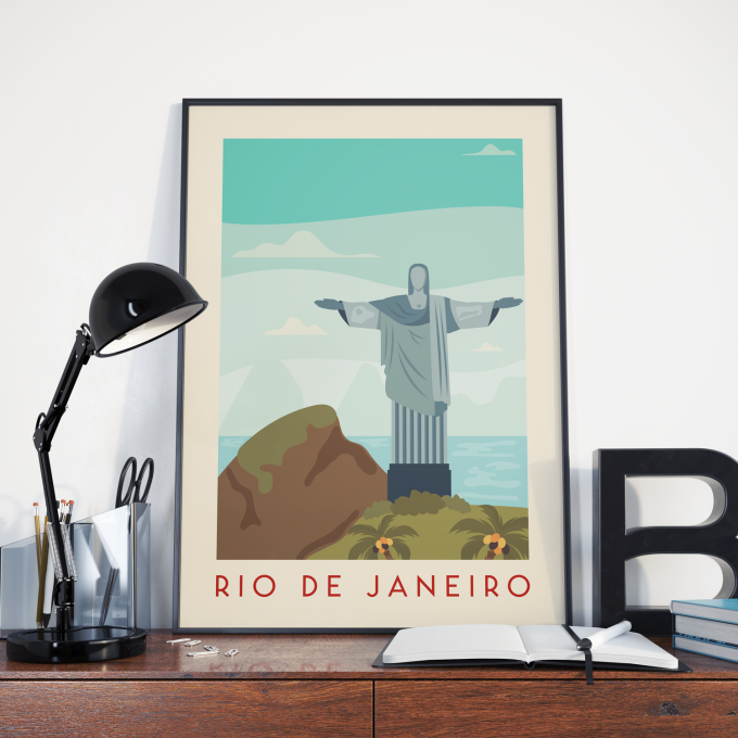 Rio De Janeiro Poster Print Wall Art