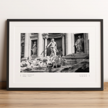 Rome Coordinates Poster Print Wall Art