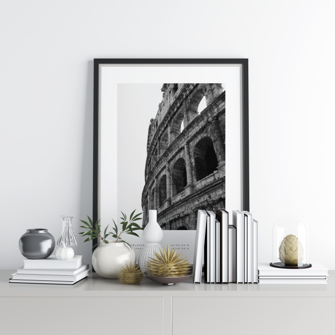 Rome Coordinates Poster Print Wall Art