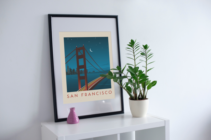 San Francisco Poster Print Wall Art