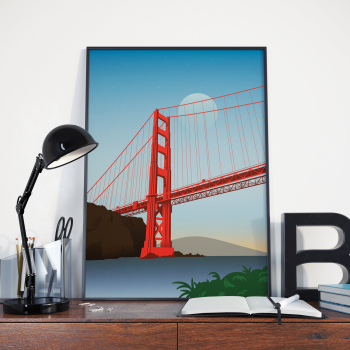 San Francisco Poster Print Wall Art
