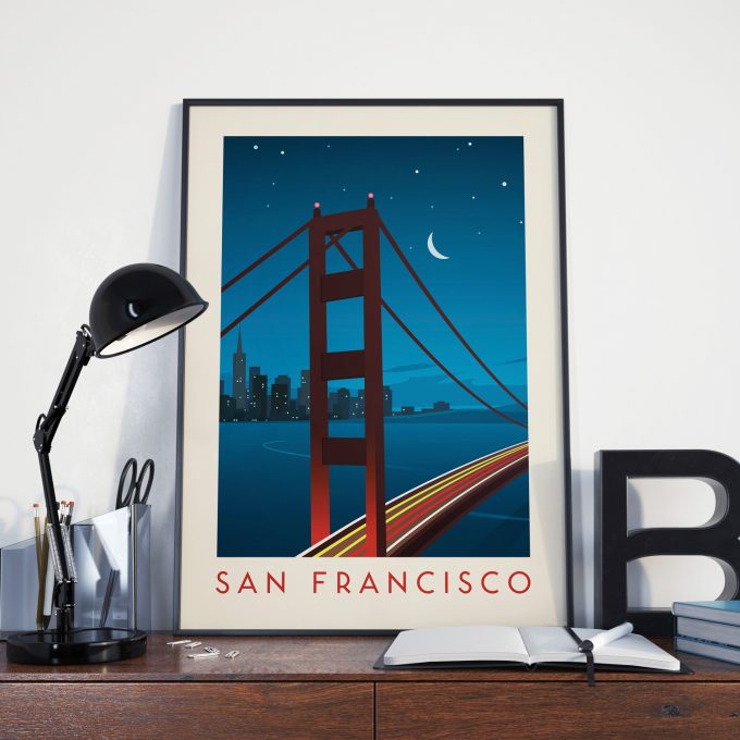 San Francisco Poster Print Wall Art