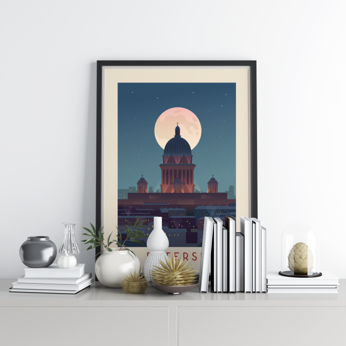 St Petersburg Poster Print Wall Art