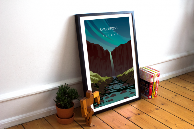 Svartifoss Poster Print Wall Art