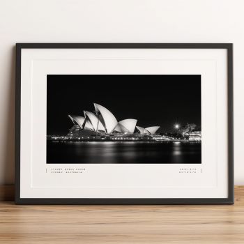 Sydney Coordinates Poster Print Wall Art