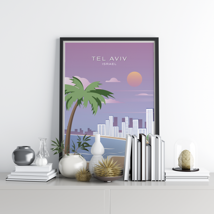 Tel Aviv Poster Print Wall Art