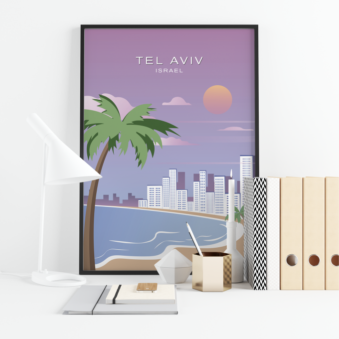 Tel Aviv Poster Print Wall Art