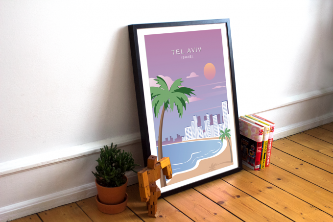 Tel Aviv Poster Print Wall Art
