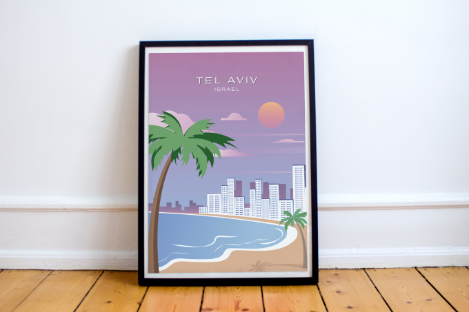 Tel Aviv Poster Print Wall Art