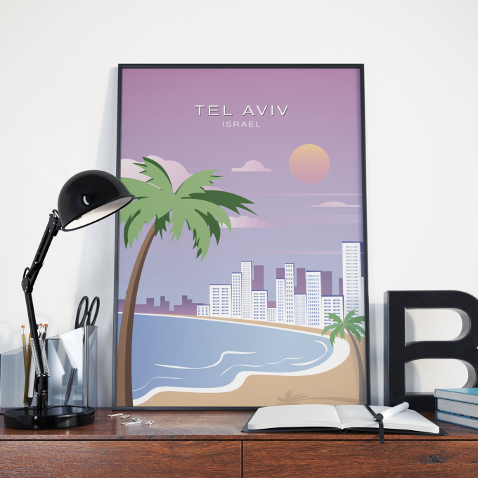 Tel Aviv Poster Print Wall Art